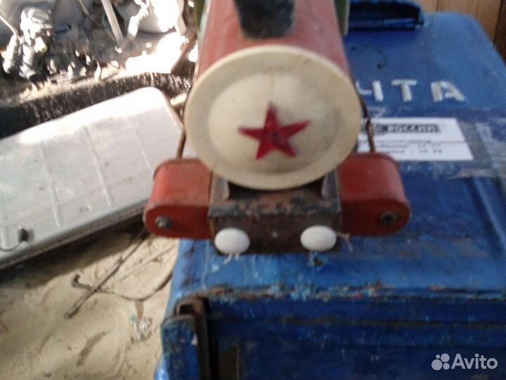 Паровоз жесть, игрушка СССР