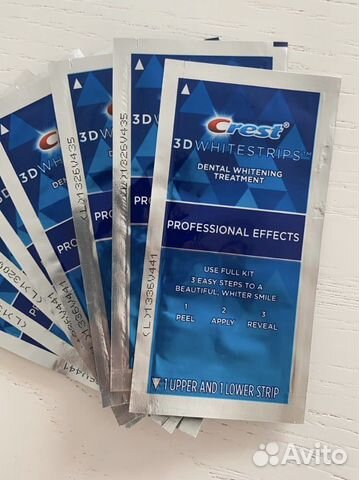 Отбеливающие полоски Crest 3D White