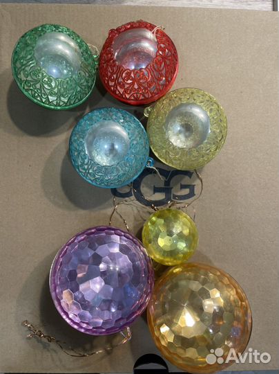 Елочные игрушки стекло