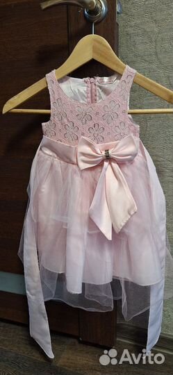 Нарядное платье для девочки 86 92