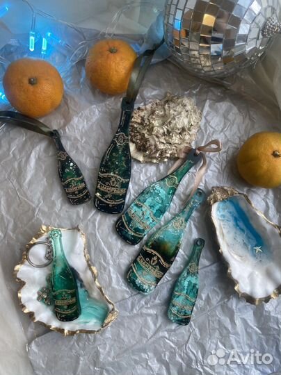 Брелки шампанское кит дельфин