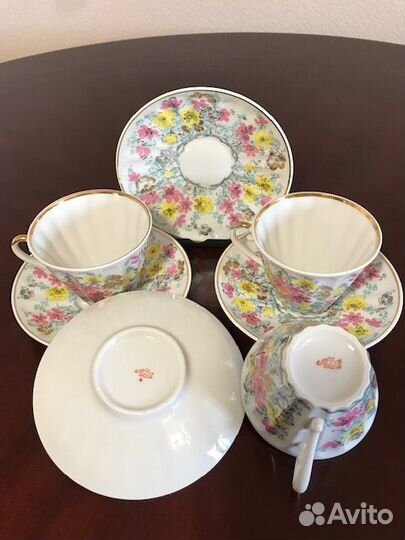 Чайные пары лфз костяной фарфор