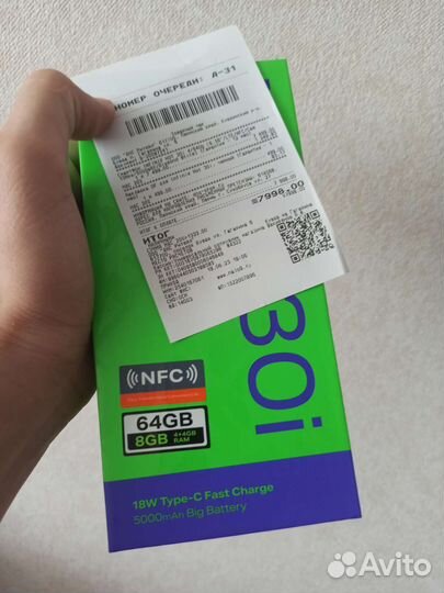 Hot 30i (Новый на гарантии до 19.06.2024г)