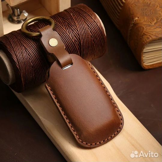 Кожаный чехол для ключа KIA