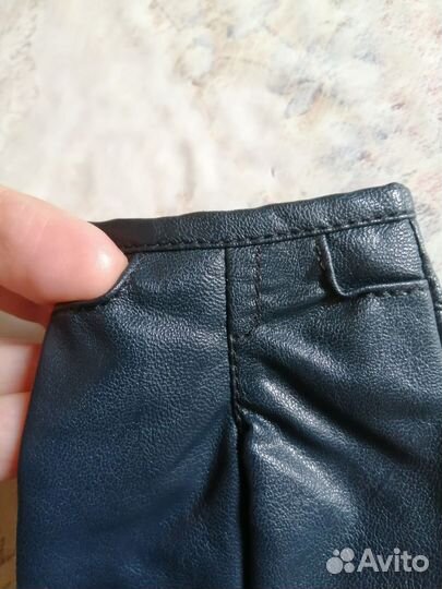 Кожаные брюки для Кенов и экшн-фигурок 1/6