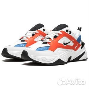 Кеды женские Nike M2K Tekno, белый / черный / оран