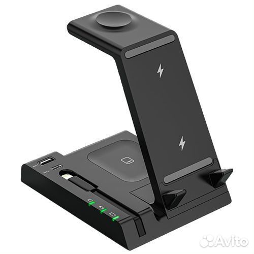 Беспроводное З/У recci 6in1 RW01 15W Black