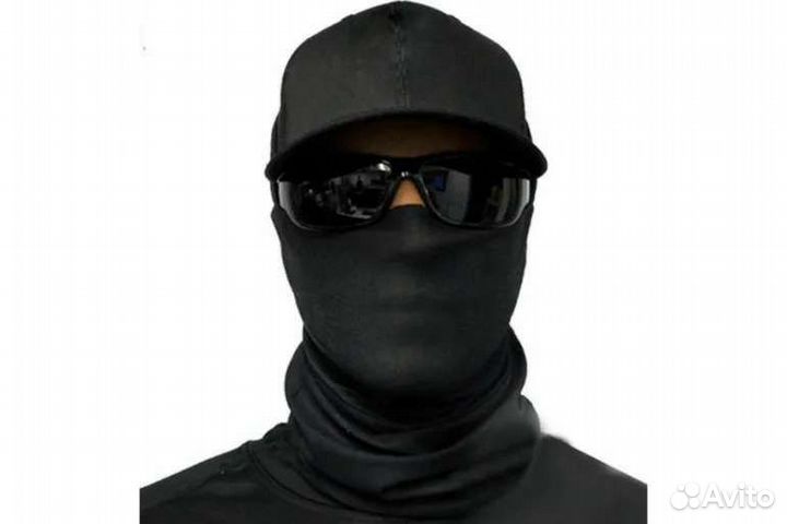 Бафф Снуд Маска чёрный