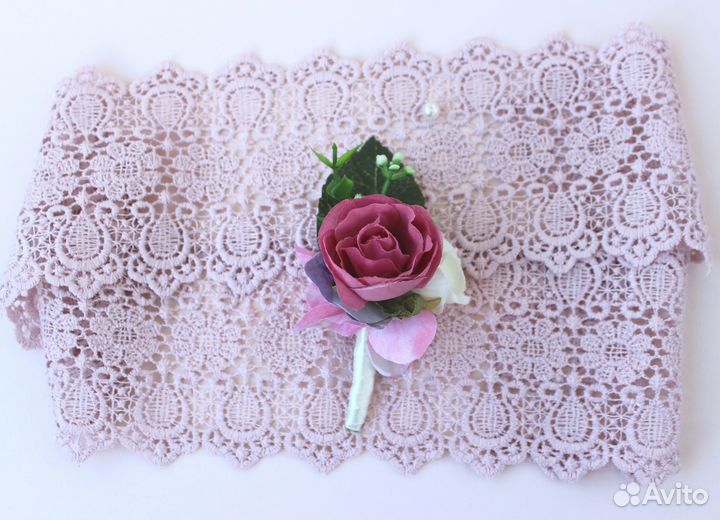 Бутоньерка для жениха/Свадебные аксессуары