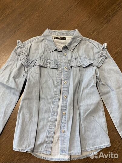 Рубашка для девочки mango р-р152