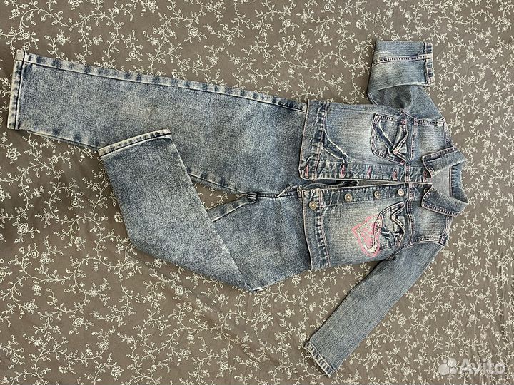 Джинсовка+джинсы для девочки