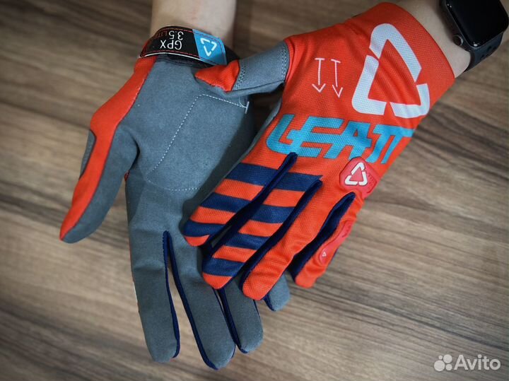 Мотоперчатки Leatt Moto 1.5 GripR Glove Красный