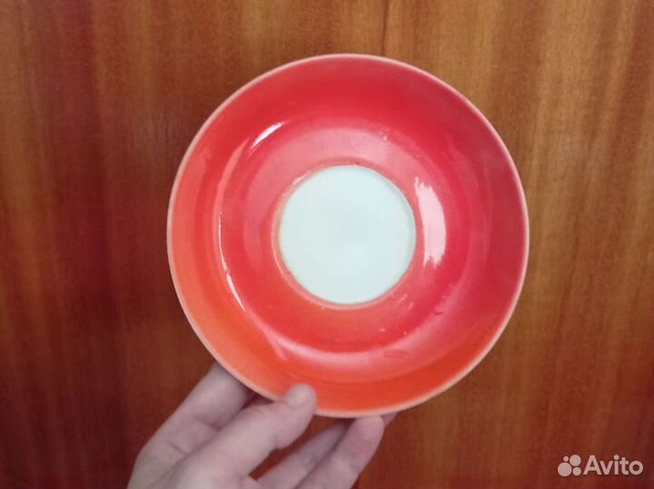 Чайный сервиз СССР Красный горох