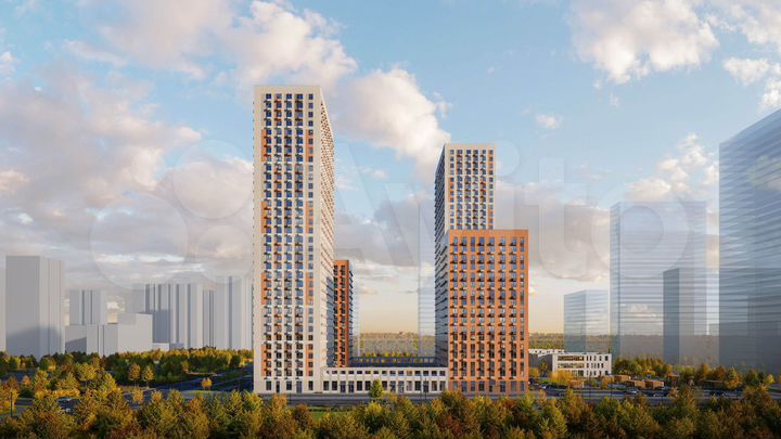 Квартира-студия, 21,8 м², 18/33 эт.