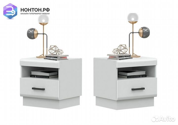 Комплект тумб Магнолия белый глянец