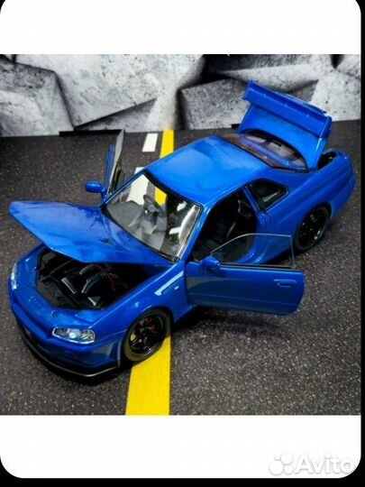 Продам модель Nissan skyline r34
