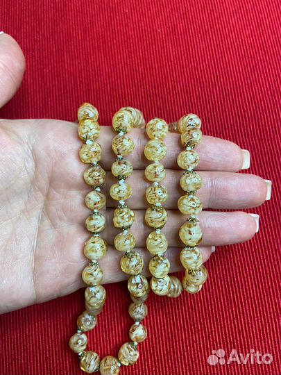 Муранское стекло колье и браслет комплект