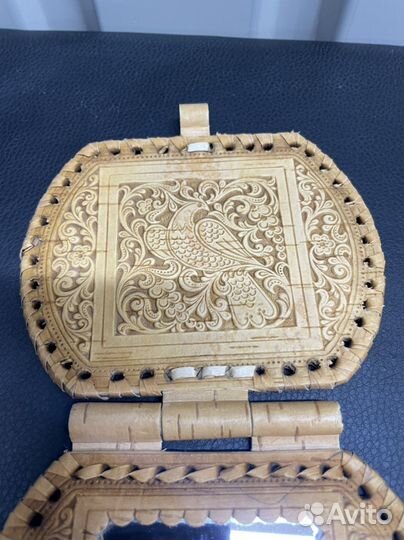 Зеркало женское карманное раскладное