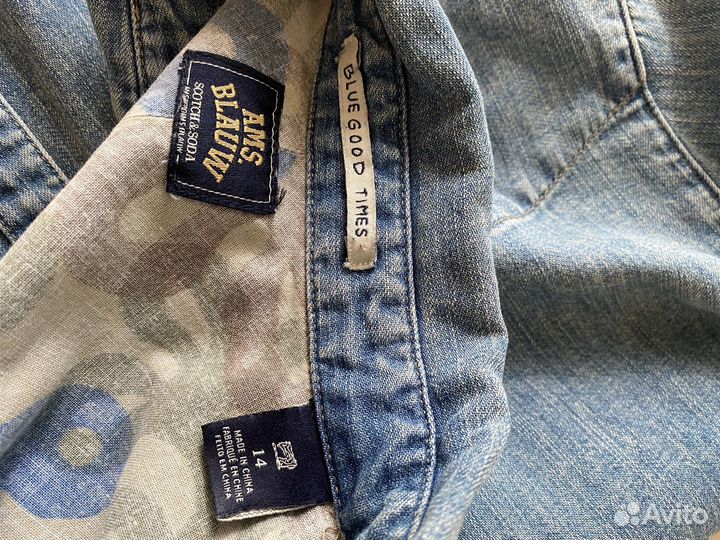 Джинсовая рубашка Scotch & Soda