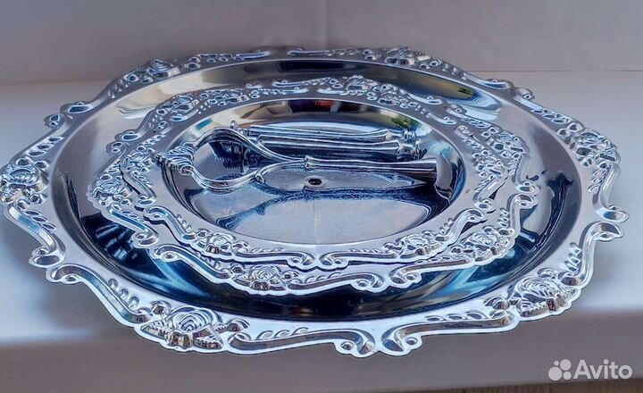 Ваза для фруктов и сладостей, металл