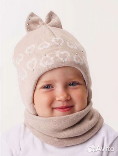 Шапка зимняя для девочки новая