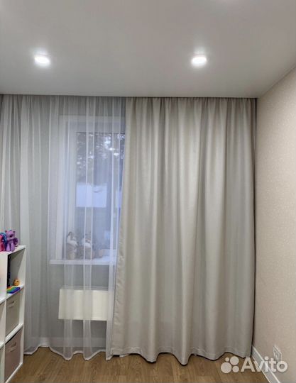 Портьеры из рогожки. Новые