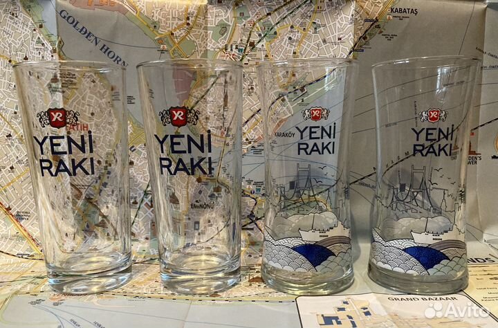 Рюмки (стопки) yeni raki