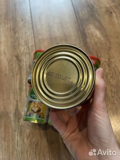 Корм влажный для кошки 6 шт