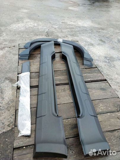 Пластиковый обвес нива 3д