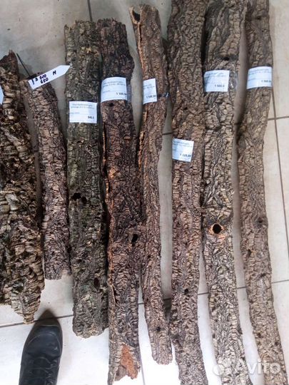 Цилиндры из коры пробкового дуба