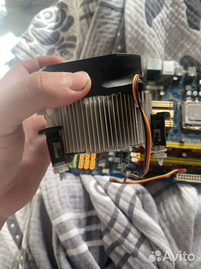 Материнская плата с процессором