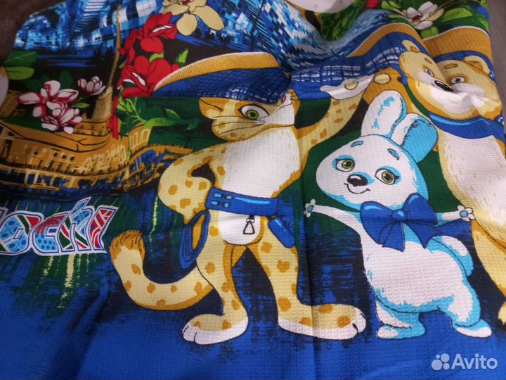 Полотенце вафельное большое 2шт