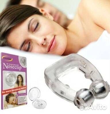Силиконовая клипса против храпа 