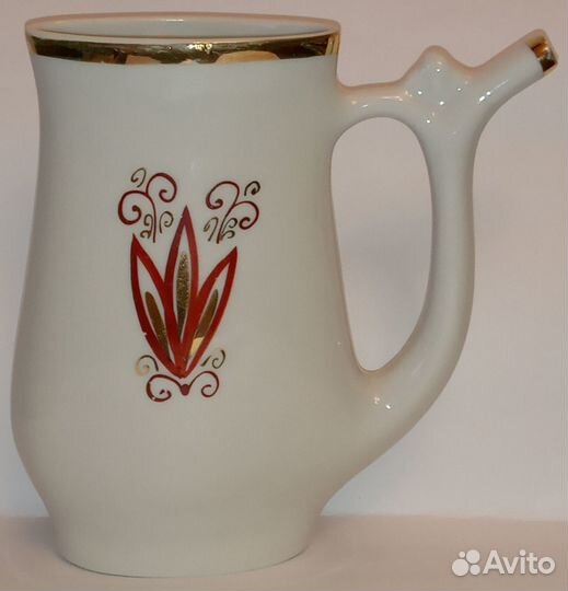 Поильник курортный, фарфор, Кисловодск (СССР), 70е