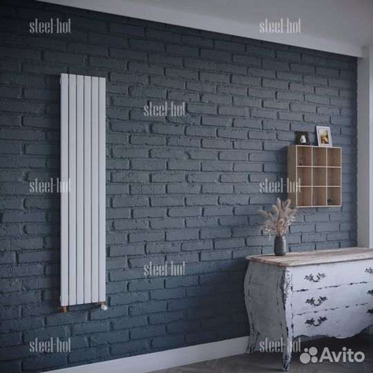 Дизайнерский радиатор отопления Steel