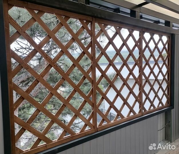 Деревянные решётки Садовая решётка Шпалера