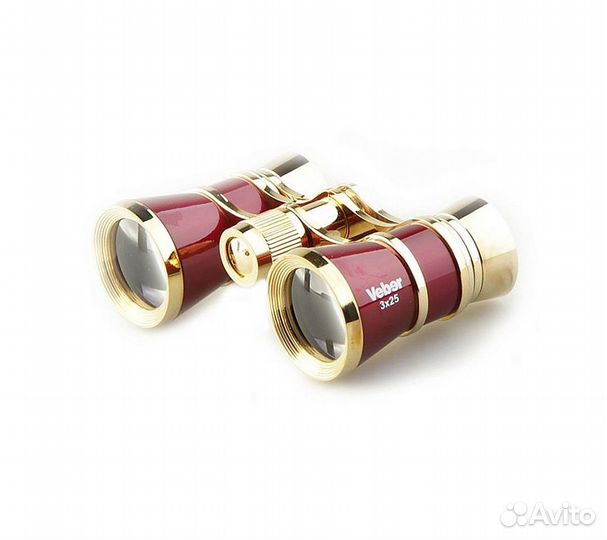 Бинокль Veber бгц 3*25 B24 (красный с фокус.)