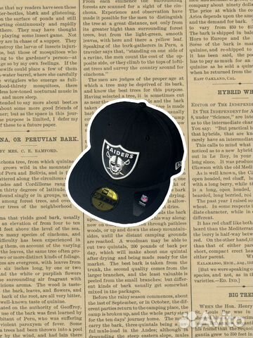 Бейсболка new era 59 fifty NFL Raiders