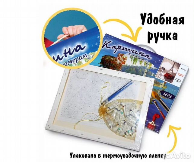 Картина по номерам новая