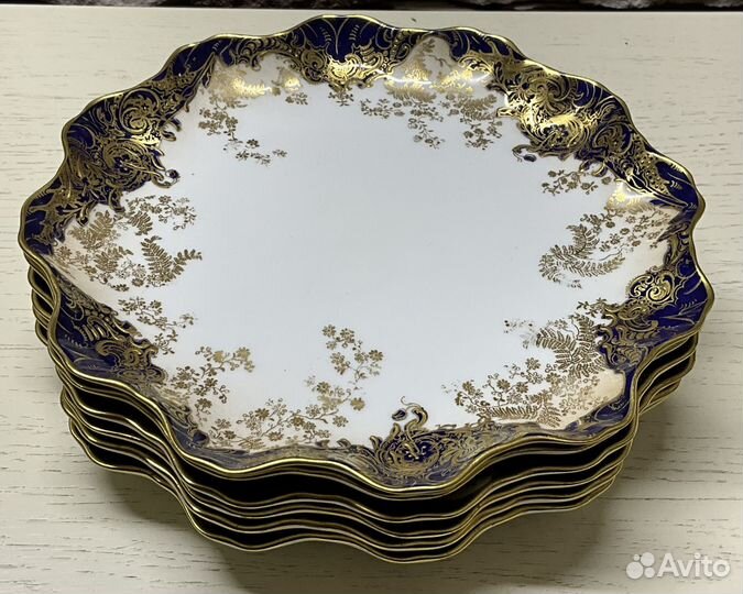 Антикварный набор из 10 предметов. Англия