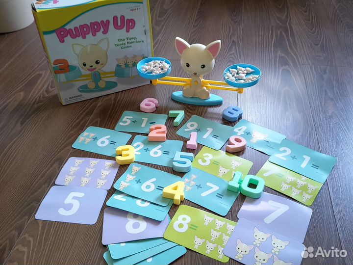 Игра развивающая Puppy Up. Обучение счету. Весы