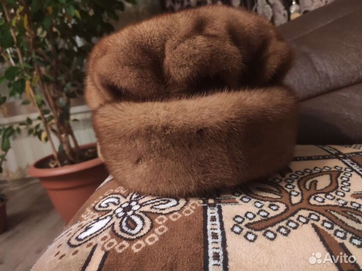 Шапка норковая женская