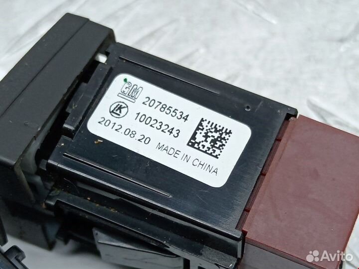 Кнопка обогрева сидений Opel Antara рест. 2012