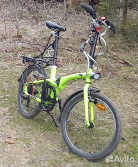 Велосипед Btwin складной алюминиевая рама