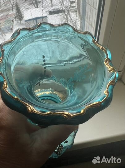 Ваза стекло антиквариат