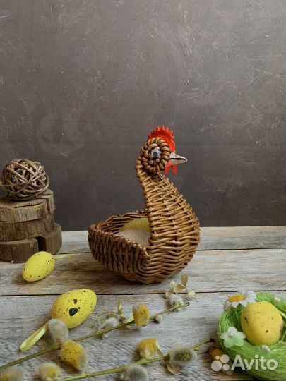 Пасхальная корзиночка «Курочка Ряба»
