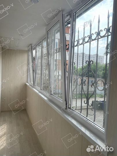 Остекление балконов и лоджий.Установка окон пвх
