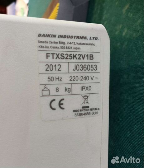 Внутренние блоки кондиционеров Daikin, Mitsubishi