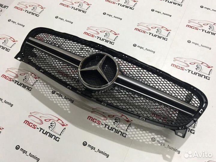 Решетка GLA в стиле AMG 45 17-н.в Хром звезда