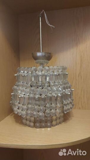 Хрустальная люстра СССР искра